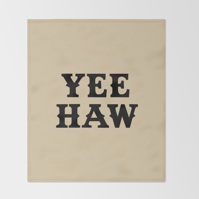 Yee Haw Throw Blanket Gallery Image 2
