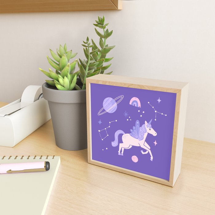 Space Unicorns Mini Art Print Gallery Image 2