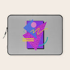 Memphis Pattern 134 - 80s and 90s Retrowave Laptop Sleeve Gallery Image 1