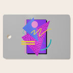 Memphis Pattern 134 - 80s and 90s Retrowave Cutting Board Gallery Image 1