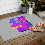 Memphis Pattern 134 - 80s and 90s Retrowave Outdoor Rug Gallery Image 2