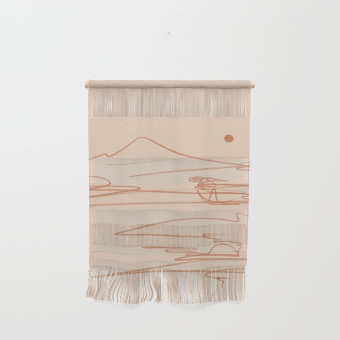 Line Mountain Sunset. Wall Hanging Gallery Image 1