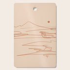 Line Mountain Sunset. Cutting Board Gallery Image 1