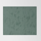 Pinstripe in Green Throw Blanket Gallery Image 2
