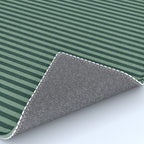 Pinstripe in Green Rug Gallery Image 4