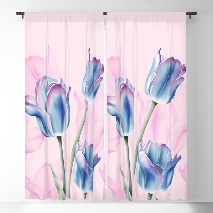 Spring Tulip Whispers Window Curtain Gallery Image 1