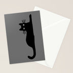 Black Cat(s) Stationery Card Gallery Image 2