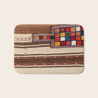 Bakhtiari Chahar Mahal  Northeast Persian Tasheh Print Bath Mat Gallery Image 1