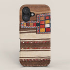 Bakhtiari Chahar Mahal  Northeast Persian Tasheh Print iPhone Case Gallery Image 1