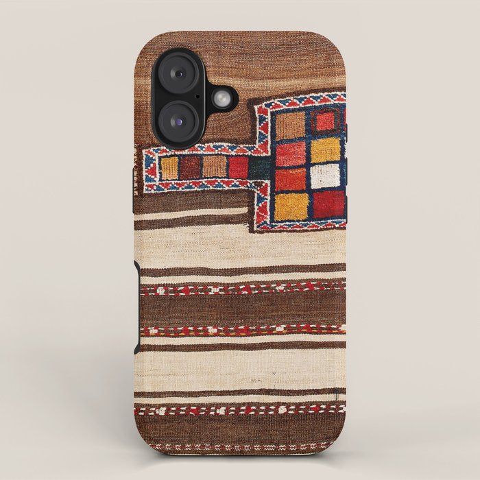 Bakhtiari Chahar Mahal  Northeast Persian Tasheh Print iPhone Case Gallery Image 1