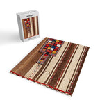 Bakhtiari Chahar Mahal  Northeast Persian Tasheh Print Jigsaw Puzzle Gallery Image 2