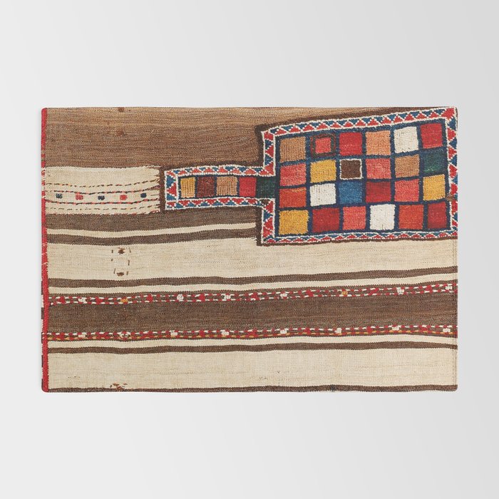 Bakhtiari Chahar Mahal  Northeast Persian Tasheh Print Rug Gallery Image 2