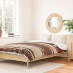Bakhtiari Chahar Mahal  Northeast Persian Tasheh Print Duvet Cover Gallery Image 2