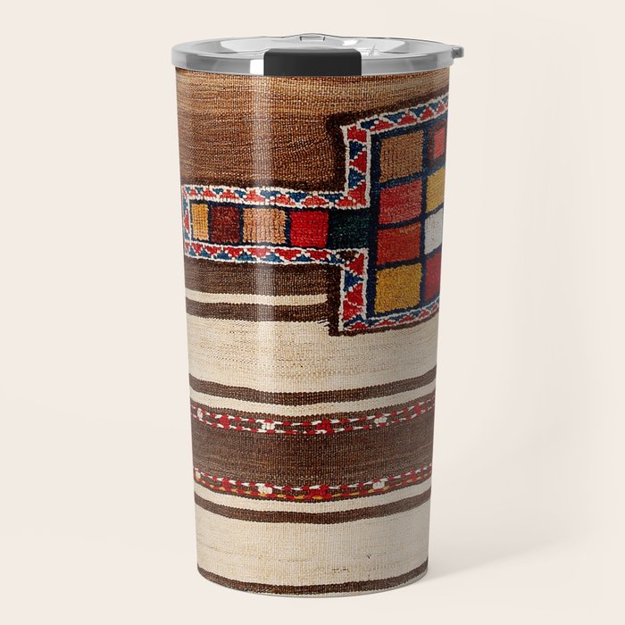 Bakhtiari Chahar Mahal  Northeast Persian Tasheh Print Travel Mug Gallery Image 1