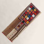 Bakhtiari Chahar Mahal  Northeast Persian Tasheh Print Yoga Mat Gallery Image 1