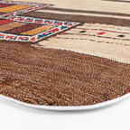 Bakhtiari Chahar Mahal  Northeast Persian Tasheh Print Bath Mat Gallery Image 3