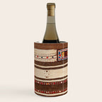 Bakhtiari Chahar Mahal  Northeast Persian Tasheh Print Wine Chiller Gallery Image 2