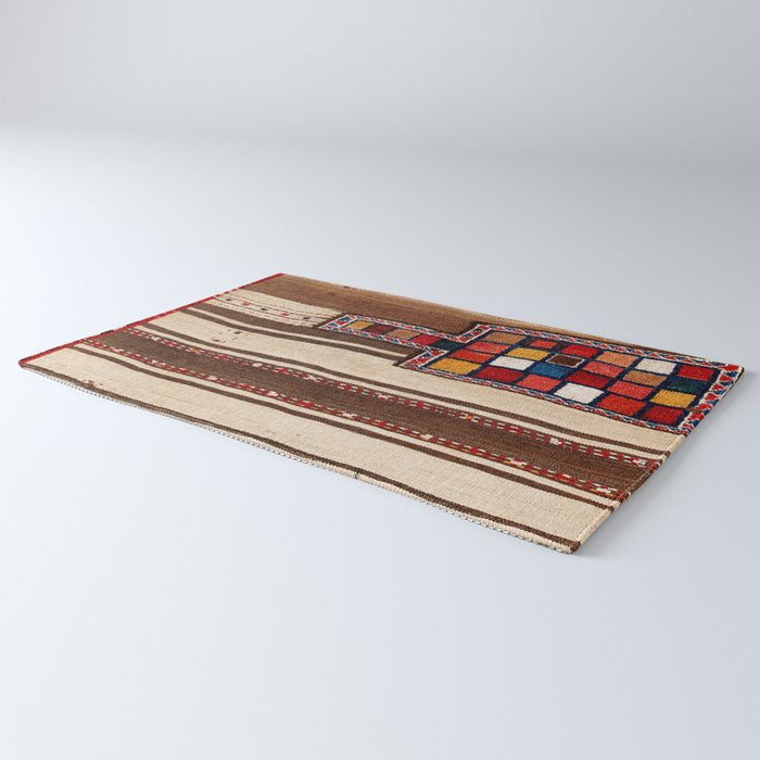 Bakhtiari Chahar Mahal  Northeast Persian Tasheh Print Rug Gallery Image 3