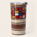 Bakhtiari Chahar Mahal  Northeast Persian Tasheh Print Travel Mug Gallery Image 2