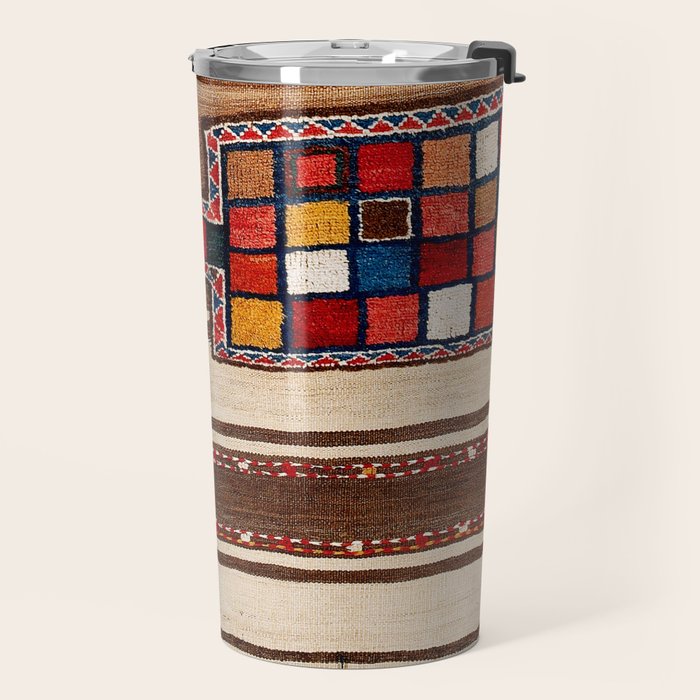 Bakhtiari Chahar Mahal  Northeast Persian Tasheh Print Travel Mug Gallery Image 2