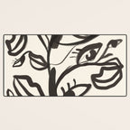 Abstract line art eyes  Desk Mat Gallery Image 3