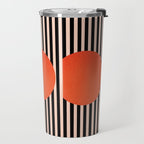 Abstraction_SUNSET_LINE_ART_Minimalism_001 Travel Mug Gallery Image 2