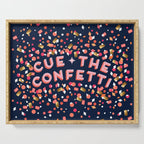 Cue the Confetti - Navy Palette Serving Tray Gallery Image 1