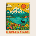 Mt Rainier National Park Poster Gallery Image 4