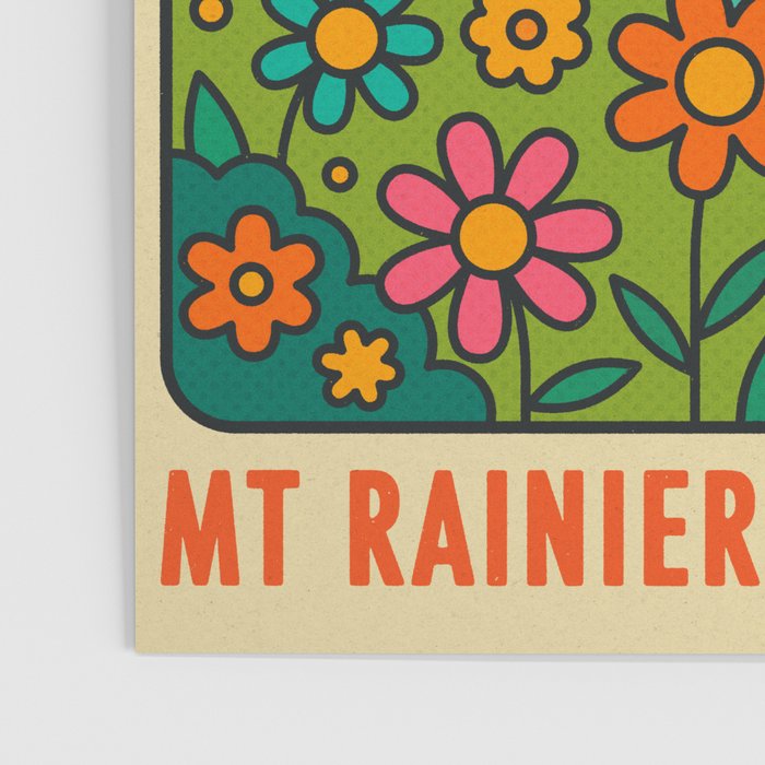 Mt Rainier National Park Poster Gallery Image 3