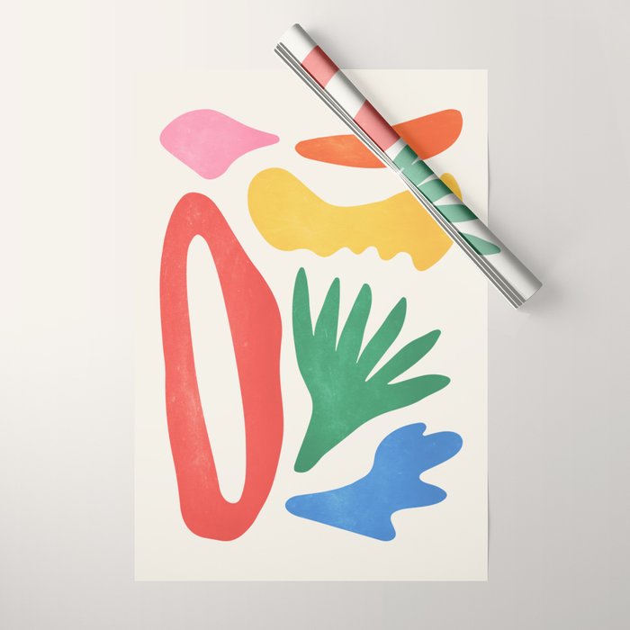 Collage I: Matisse Color Series | Mid-Century Edition Wrapping Paper Gallery Image 1