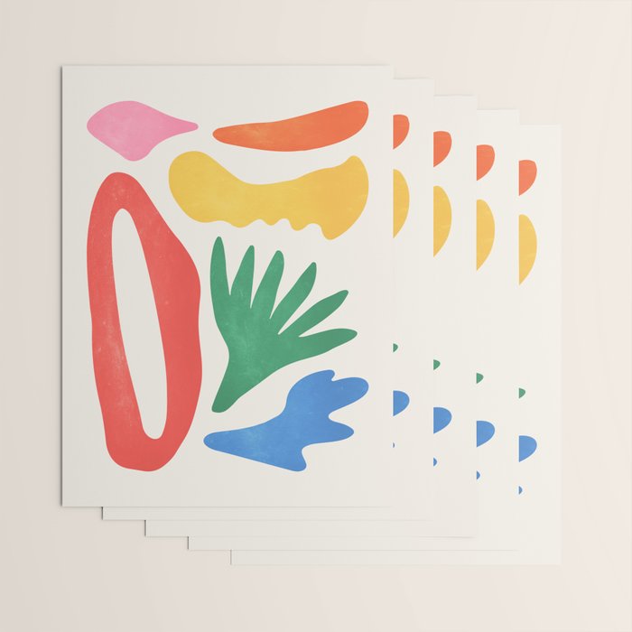 Collage I: Matisse Color Series | Mid-Century Edition Wrapping Paper Gallery Image 3