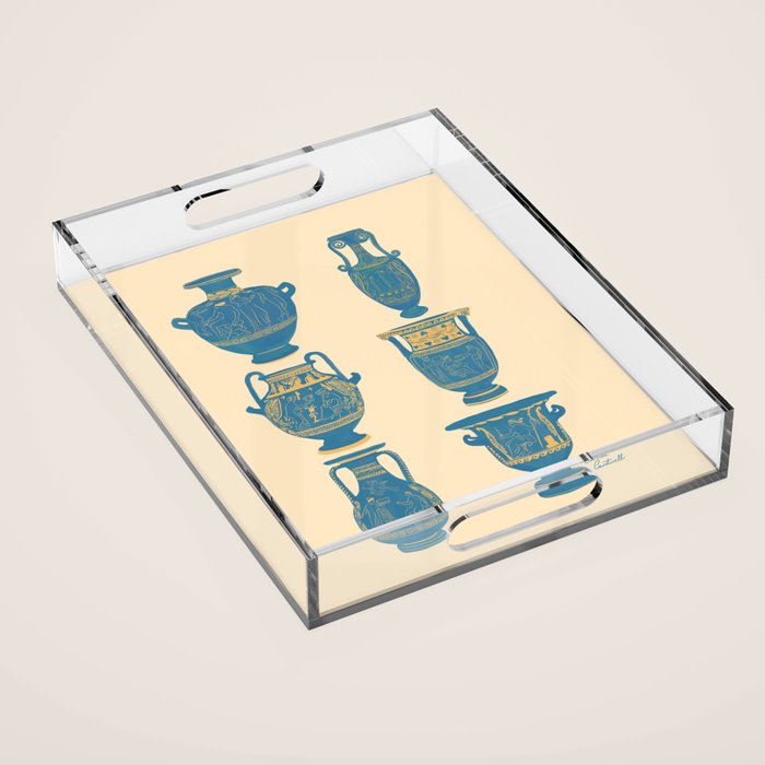 Terracotta Vessels from Italy Acrylic Tray Gallery Image 1