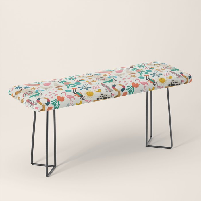 Florida State Beach Map Bench Gallery Image 1