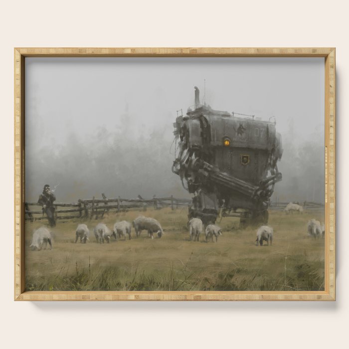 1920 - far from the frontline Serving Tray Gallery Image 1