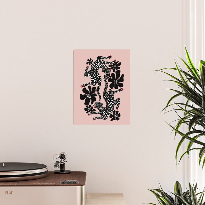 Black cheetah dance Poster Gallery Image 2