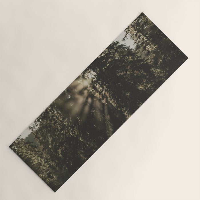 Sunset in the Woods - Nature Photography Yoga Mat Gallery Image 1