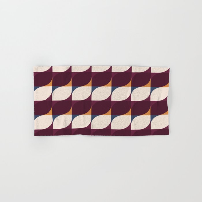 Almond Shapes Pattern III Bath Towel Gallery Image 1