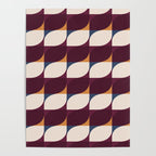 Almond Shapes Pattern III Poster Gallery Image 4
