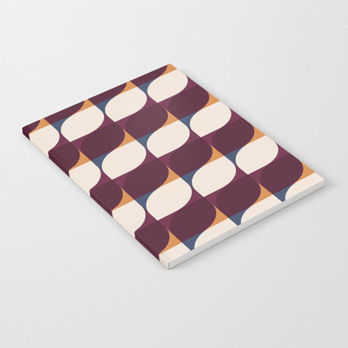 Almond Shapes Pattern III Notebook Gallery Image 2