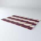 Almond Shapes Pattern III Rug Gallery Image 3
