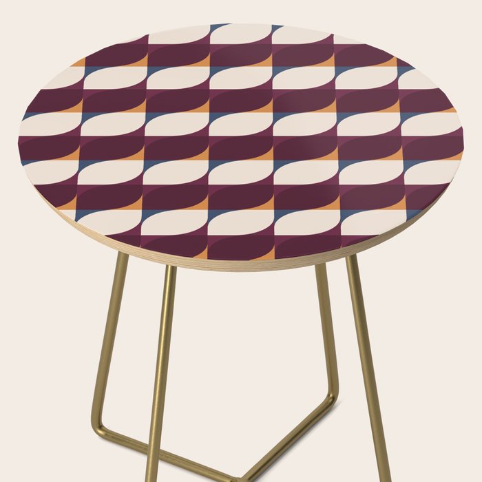 Almond Shapes Pattern III Side Table Gallery Image 2