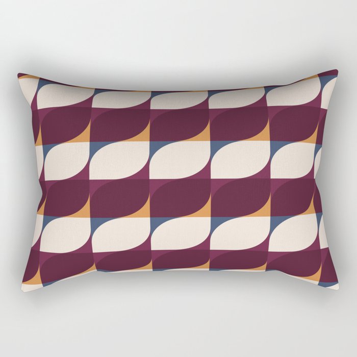 Almond Shapes Pattern III Rectangular Pillow Gallery Image 2