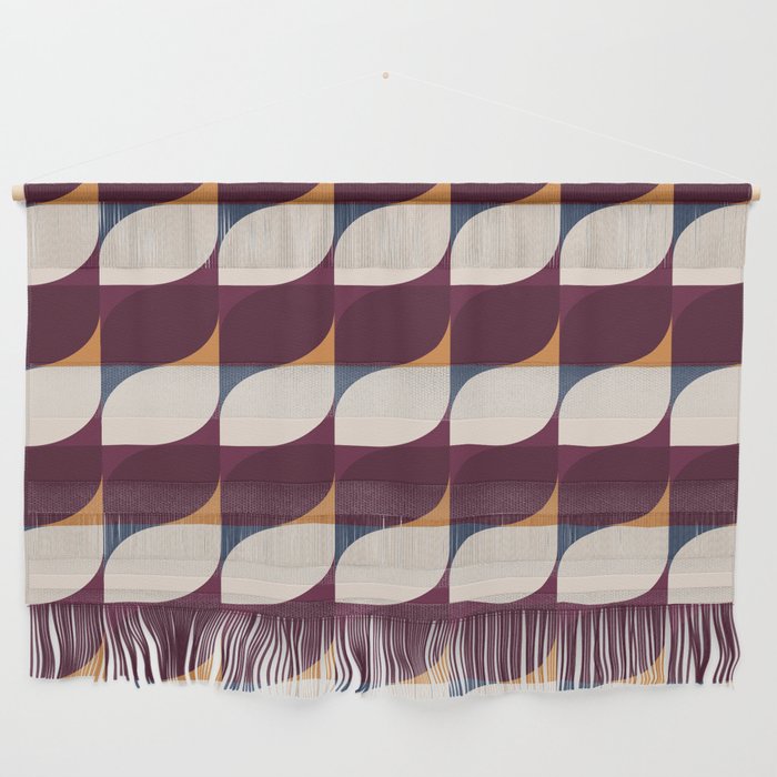 Almond Shapes Pattern III Wall Hanging Gallery Image 1