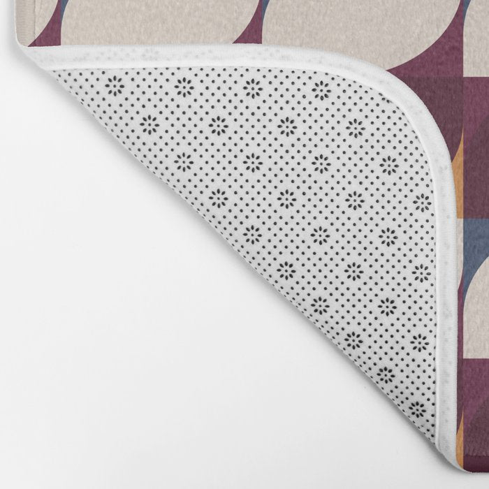 Almond Shapes Pattern III Bath Mat Gallery Image 2