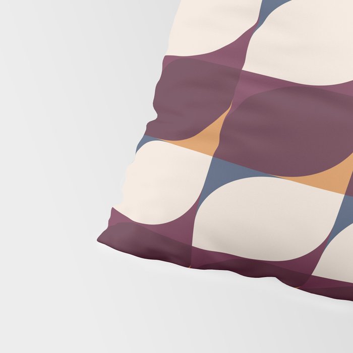 Almond Shapes Pattern III Pillow Sham Gallery Image 4