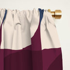 Almond Shapes Pattern III Window Curtain Gallery Image 2
