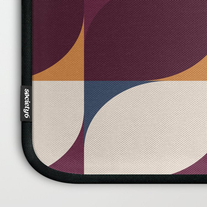 Almond Shapes Pattern III Laptop Sleeve Gallery Image 3