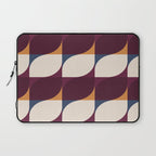 Almond Shapes Pattern III Laptop Sleeve Gallery Image 1