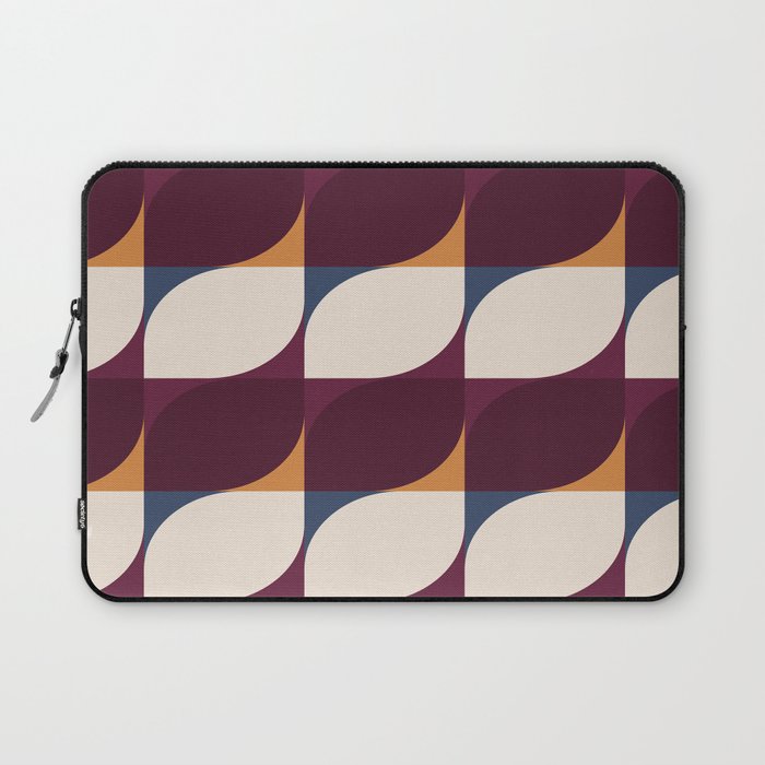 Almond Shapes Pattern III Laptop Sleeve Gallery Image 1