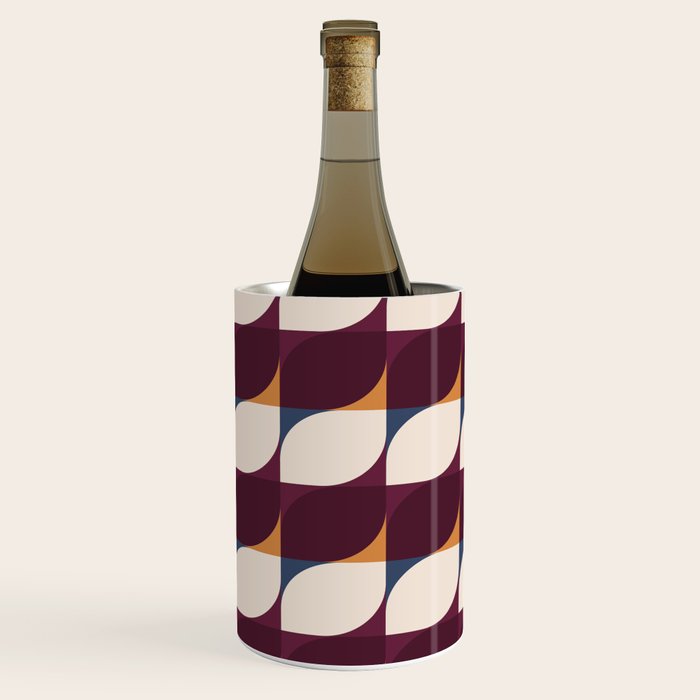 Almond Shapes Pattern III Wine Chiller Gallery Image 2